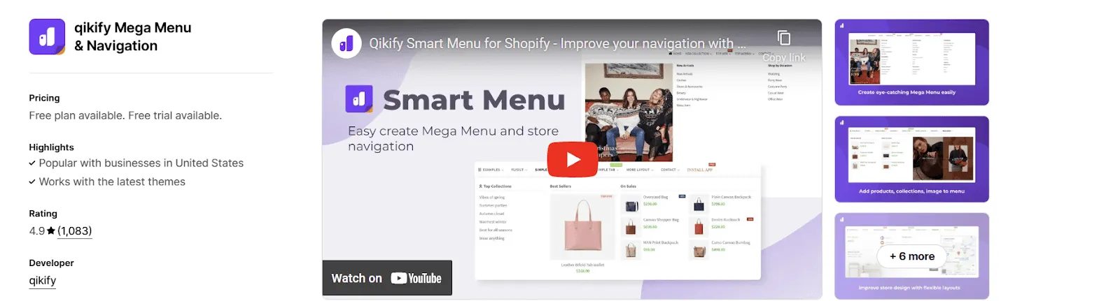qikify Mega Menu & Navigation